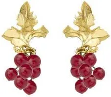 Peracas Siena Grape Drop Earrings in Red at Nordstrom