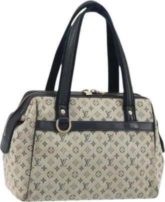 Louis Vuitton Pre-owned Handbags, female, Blue, Size: ONE SIZE Pre-owned Vintage Canvas Handbag