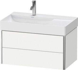 Duravit Duravit - Xsquare Meuble Sous-lavabo Mural 78,4x46,0 Cm, 2 Tiroirs