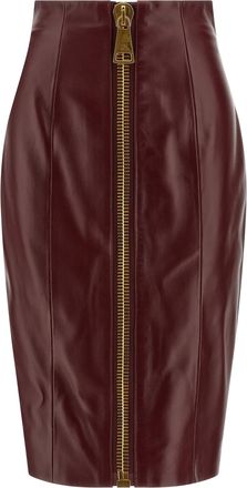 Balmain Front Zip Skirt