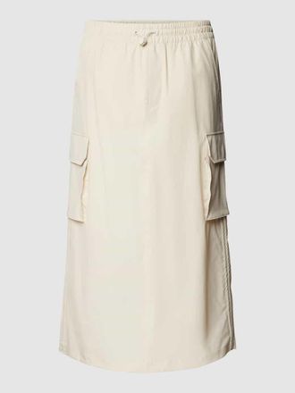 Tommy Jeans Midirock mit Cargotaschen in Sand, Gr&ouml;&szlig;e XS