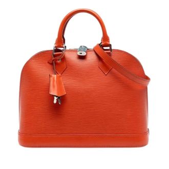 Louis Vuitton Pre-owned Handbags, female, Orange, Size: ONE SIZE Pre-owned Vintage Handbag