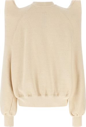 Rick Owens Womens Beige Cotton Sweatshirt Clothing