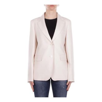 Max Mara Button-front Blazer - female - Weekend Max Mara - Blazers - Beige - 3XL - Jackets