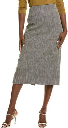Lafayette 148 New York Linen & Wool-Blend Skirt