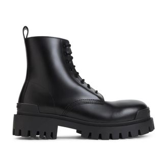 Balenciaga Strike Zip Bootie - Heren - Schoenen - Zwart - Maat: 42 EU Zijde