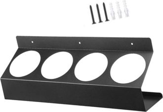 OEM Organizador De Latas De Aerosol Negras Para Talleres Y Remolques Cerrados, Con Capacidad Para 4 Latas De Aerosol, Para Montaje En Pared