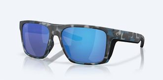 Costa Unisex Lido Polarized Sunglasses In Deep Water Camo Blue Mirror