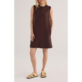 Varley Elba Shift Dress in Coffee Bean at Nordstrom, Size X-Large