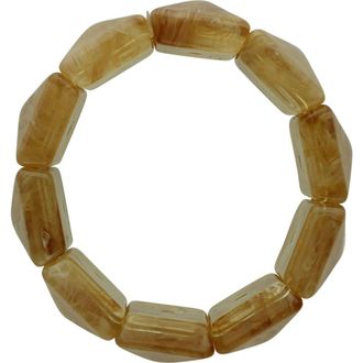 Olivia Welles Cammie Resin Stretch Bracelet in Brown at Nordstrom Rack