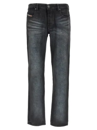 Diesel Straight Jeans, male, Blue, Size: W34 Classic Denim Diesel Straight Jeans, male, Blue, Size: W34 Classic Denim