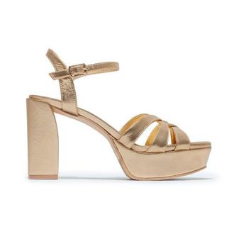 Bernardo Vittoria Platform Sandal in Gold at Nordstrom, Size 8.5