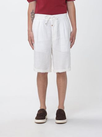 Brunello Cucinelli Pantaloncini con coulisse in lino