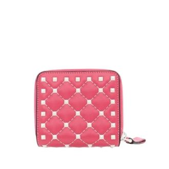 Valentino Pre-owned Wallets, female, Pink, Size: ONE SIZE Pre-owned Small Quilted Wallet