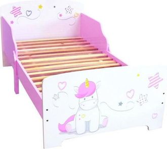 Les Tendances Fun House Unicornio Cama 140x70 Cm Con Tablas Para Ni&ntilde;o