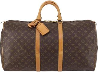 Louis Vuitton Pre-owned Weekend Bags, female, Brown, Size: ONE SIZE Pre-owned Keepall Travel Bag