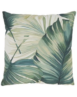 Saro Lifestyle Monstera Outdoor Pillow