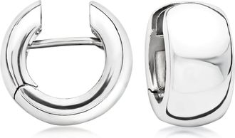 Ross-Simons Italian Sterling Silver Huggie Hoop Earrings