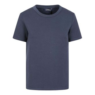 Max Mara T-Shirts, female, Blue, Size: XL Basic T-shirt