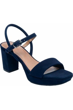 Bernardo Canto Sandals Womens Dark Navy Suede Platform Block Heel RHS9704