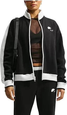 Nike (WMNS) Nike Studio Fleece Medium Weight Nike Run Club Track Jacket Total Black Sail IO2300-001