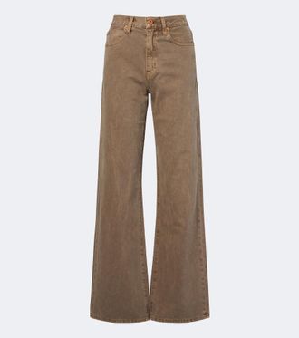 Slvrlake Denim Jeans Grace a gamba larga