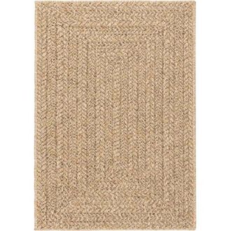 vidaXL Rug ZIZUR Beige 120x170 cm Jute Look Indoor and Outdoor vidaXL