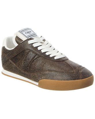 Chlo&eacute; Kick Leather Sneaker