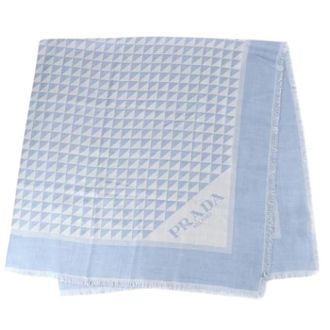 Prada Pre-owned Scarves, female, Blue, Size: ONE SIZE Pre-owned Stole