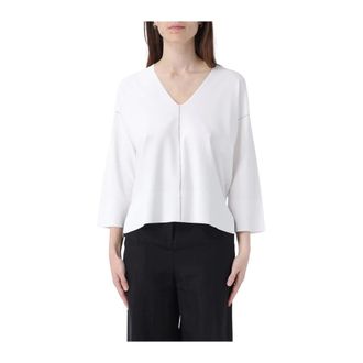 KANGRA Blouses, female, White, Size: XS Kangra Sweaters White