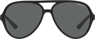 A|X Armani Exchange Zonnebrillen - Heren - Zonnebrillen - Zwart - 60 MM - Accessoires