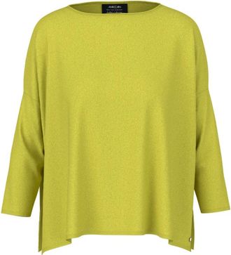 Marc Cain Oversized Pullover - Dames - Ronde hals truien - Groen - XS - Truien & Vesten