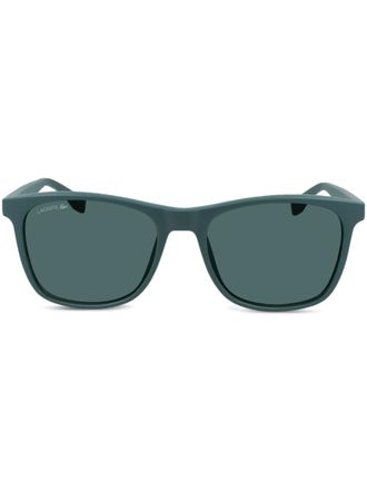 Lacoste logo-embossed sunglasses - Green