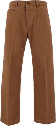 TELA GENOVA Wide Broeken - Heren - Wijde Broeken - Beige - W35 - Broeken