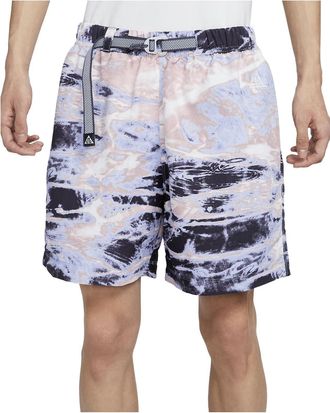 Nike x ACG Allover Print Trail Shorts Pink Oxford Gridiron Cobalt FB4199-601
