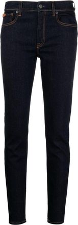 Ralph Lauren Collection 400 Matchstick skinny jeans - women - Cotton/Elastane/Calf Leather - 25 - Blue