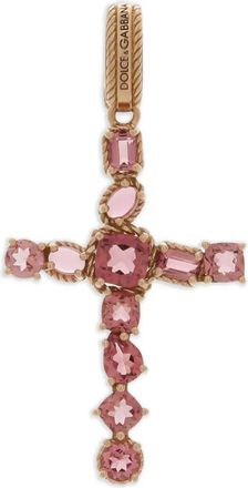 Dolce & Gabbana Pendente Charm Kids in oro rosso 18 carati con tormalina