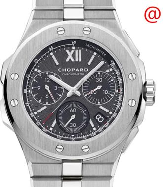 Chopard Alpine Eagle Chronograph Automatic Black Dial Mens Watch 298609-3002