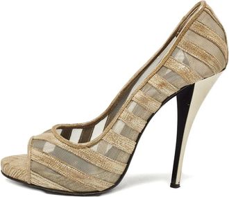 Pierre Hardy Pumps in pelle scamosciata 100mm - Giallo