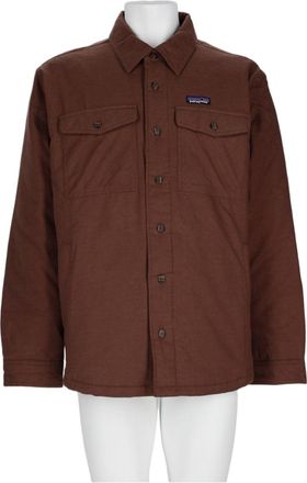 Patagonia Brown Button-Up Utility Shirt Jacket