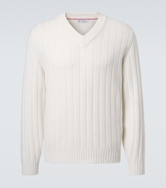 Brunello Cucinelli Ribbed-knit cashmere sweater