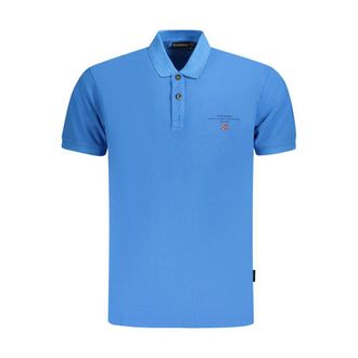 Napapijri Blu Katoenen Heren Polo