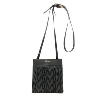 Miu Miu Pre-owned Cross Body Bags, female, Black, Size: ONE SIZE Pre-owned Matelasse Shoulder bag