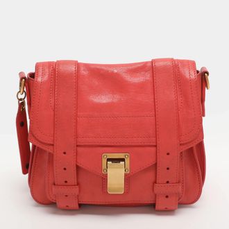 Proenza Schouler Ps1 Mini Orange Leather Crossbody Bag