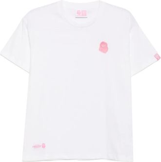Fingercroxx T-shirt con logo - Bianco