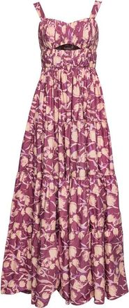 VASILIKI Vera Orchid Rush Cotton Dress at Nordstrom, Size Medium