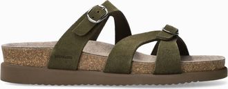 Mephisto Womens Hannel Sandals In Loden