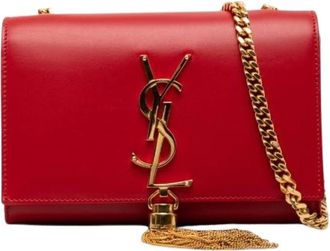 Saint Laurent Borsa a spalla Pre-owned Monogram Kate in pelle - - Pre-owned - Donna - Rosso - ONE SIZE