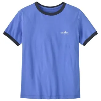 Patagonia Fitz Roy Foothills Ringer Tee T-Shirt f&uuml;r Damen | blau