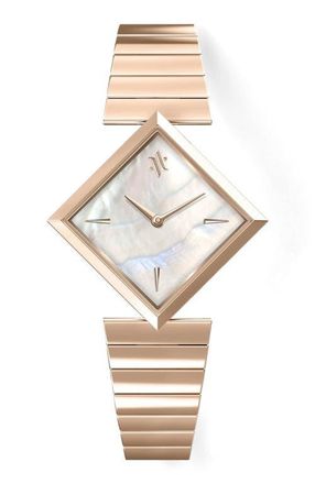 Vanna Luna Watch in White Pearl-Rose Gold at Nordstrom